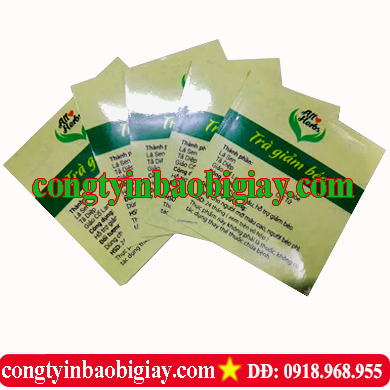 In túi trà giảm béo| baobimangghep.com